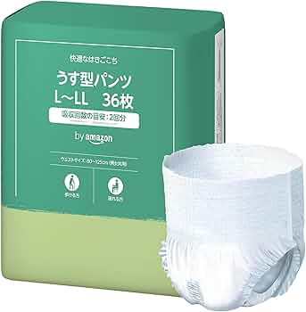 激安出品！12点セット！大人のオムツ！ うす型パンツ L~LL 36枚入り 71Uc1LYB+aL._UF350,350_QL50_.jpg